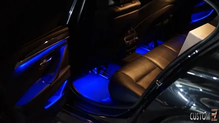 BMW 528i F바디 안드로이드올인원 및 코더스엠비언트 시공 / 경남 양산