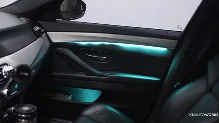 [자동차실내튜닝] BMW M5 도어엠비언트 인스톨 / 경남 양산
