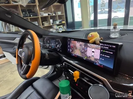 BMW I4 ID8 차량 순정연동 엠비언트 추가 작업 / 경남 양산