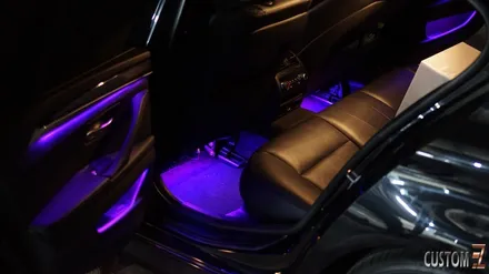 BMW 528i F바디 안드로이드올인원 및 코더스엠비언트 시공 / 경남 양산