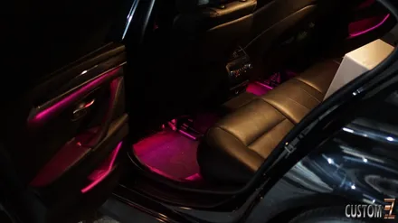 BMW 528i F바디 안드로이드올인원 및 코더스엠비언트 시공 / 경남 양산