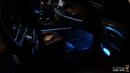 BMW 528i F바디 안드로이드올인원 및 코더스엠비언트 시공 / 경남 양산