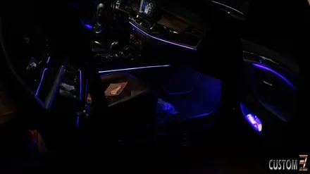BMW 528i F바디 안드로이드올인원 및 코더스엠비언트 시공 / 경남 양산