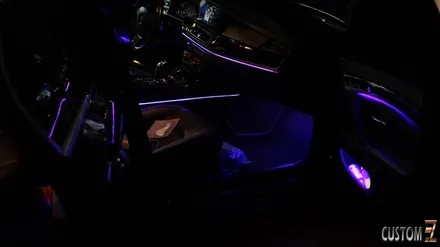 BMW 528i F바디 안드로이드올인원 및 코더스엠비언트 시공 / 경남 양산