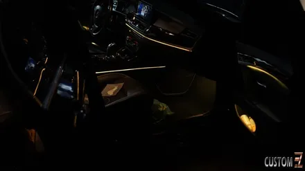 BMW 528i F바디 안드로이드올인원 및 코더스엠비언트 시공 / 경남 양산