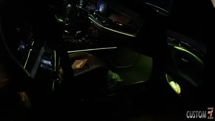 BMW 528i F바디 안드로이드올인원 및 코더스엠비언트 시공 / 경남 양산