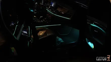 BMW 528i F바디 안드로이드올인원 및 코더스엠비언트 시공 / 경남 양산