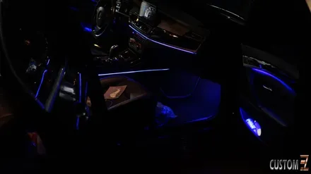 BMW 528i F바디 안드로이드올인원 및 코더스엠비언트 시공 / 경남 양산