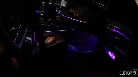 BMW 528i F바디 안드로이드올인원 및 코더스엠비언트 시공 / 경남 양산