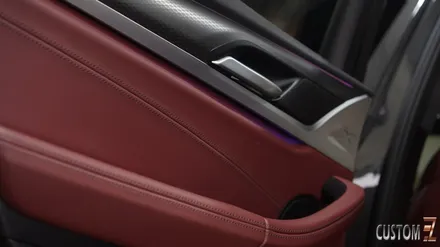 양산엠비언트 BMW X4(G바디) M패키지 차량 멀티컬러 무빙엠비언트 시공 / 경남 양산