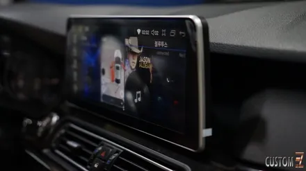 BMW 528i F바디 안드로이드올인원 및 코더스엠비언트 시공 / 경남 양산