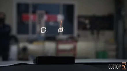 싼타페TM 온유어뷰HUD 순정네비연동방식 HUD 장착 / 경남 양산