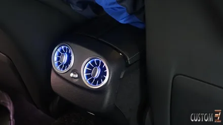 양산벤츠튜닝 벤츠 E300(W213)전기형 차량 송풍구엠비언트 부메시트 시공 / 경남 양산