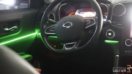 양산엠비언트 QM6 멀티컬러 무빙엠비언트 시공 / 경남 양산