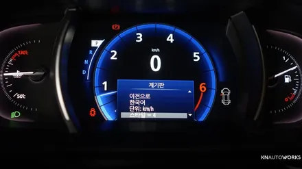 [자동차순정튜닝] SM6 아날로그 계기판 TFT계기판 교체 인스톨 작업 / 경남 양산