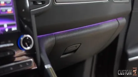 양산엠비언트 QM6 더볼드 차량 메모리시트 및 데쉬보드엠비언트 시공 / 경남 양산