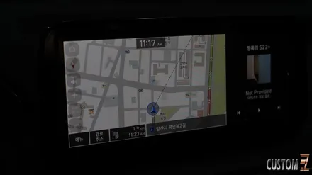 싼타페TM 온유어뷰HUD 순정네비연동방식 HUD 장착 / 경남 양산