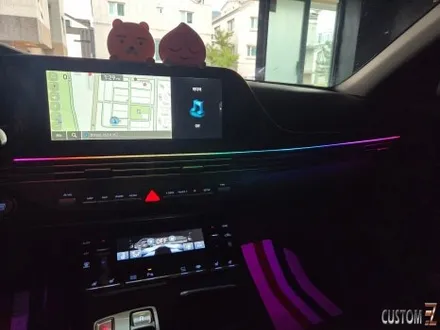 더뉴그랜저IG 데쉬보드 풋등 엠비언트 시공 / 경남 양산