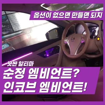 닛산 알티마 엠비언트 인코브로 완전 순정처럼 한다구요? / 인천 서울 경기 일산 김포 파주 덕양 고양 시흥 부천 안산 안양 / 김포 고촌읍