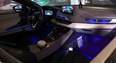 [인코브 정품] BMW i8 엠비언트 순정 색상 확장 및 송풍구와 스피커까지 하면 어떻게 변할까요? / 김포 고촌읍