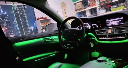[벤츠 엠비언트 전문] s클레스 s350 s500 s550 w212 엠비언트 순정 옵션보다 더 화려하게 하는 방법은? / 김포 고촌읍