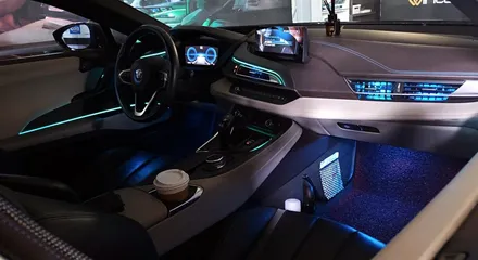 [인코브 정품] BMW i8 엠비언트 순정 색상 확장 및 송풍구와 스피커까지 하면 어떻게 변할까요? / 김포 고촌읍