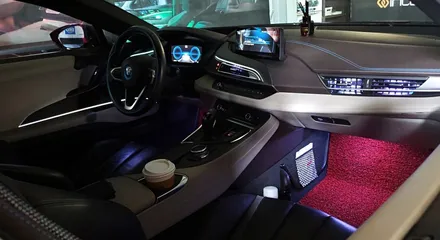[인코브 정품] BMW i8 엠비언트 순정 색상 확장 및 송풍구와 스피커까지 하면 어떻게 변할까요? / 김포 고촌읍
