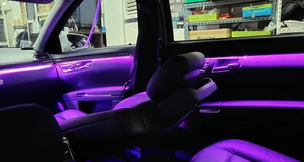 [벤츠 엠비언트 전문] s클레스 s350 s500 s550 w212 엠비언트 순정 옵션보다 더 화려하게 하는 방법은? / 김포 고촌읍