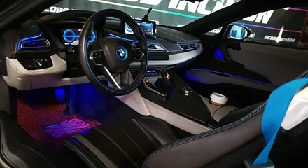 [인코브 정품] BMW i8 엠비언트 순정 색상 확장 및 송풍구와 스피커까지 하면 어떻게 변할까요? / 김포 고촌읍