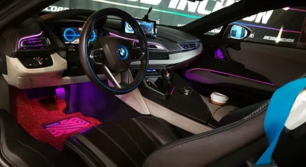 [인코브 정품] BMW i8 엠비언트 순정 색상 확장 및 송풍구와 스피커까지 하면 어떻게 변할까요? / 김포 고촌읍