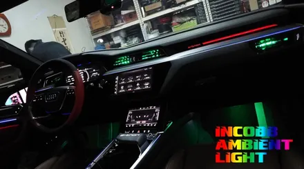아우디 e-트론 송풍구와 풋등 엠비언트 있으면 이렇게 화려해지는 법 알고 계셨나요? / 김포 고촌읍