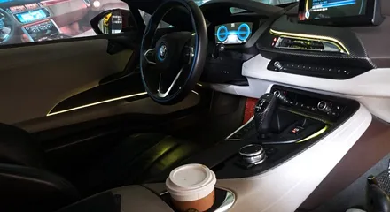 [인코브 정품] BMW i8 엠비언트 순정 색상 확장 및 송풍구와 스피커까지 하면 어떻게 변할까요? / 김포 고촌읍