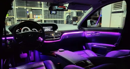 [벤츠 엠비언트 전문] s클레스 s350 s500 s550 w212 엠비언트 순정 옵션보다 더 화려하게 하는 방법은? / 김포 고촌읍