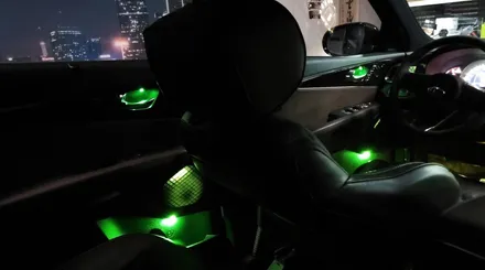 올뉴쏘렌토 더뉴쏘렌토 실내 LED 엠비언트 무드등 디지털 기어봉까지 연동되니까 이런 효과가 납니다. / 김포 고촌읍