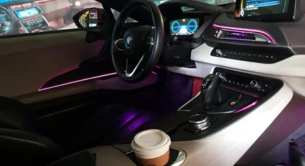 [인코브 정품] BMW i8 엠비언트 순정 색상 확장 및 송풍구와 스피커까지 하면 어떻게 변할까요? / 김포 고촌읍