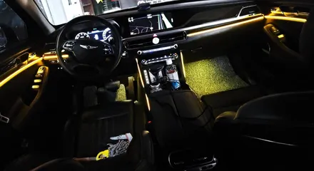 중고 제네시스 G90 LED 엠비언트 가성비 최고의 시공은? / 인천 서울 김포 일산 고양 덕양 파주 운정 계양 청라 검단 구로 부평 부천 / 김포 고촌읍
