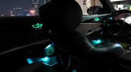 올뉴쏘렌토 더뉴쏘렌토 실내 LED 엠비언트 무드등 디지털 기어봉까지 연동되니까 이런 효과가 납니다. / 김포 고촌읍