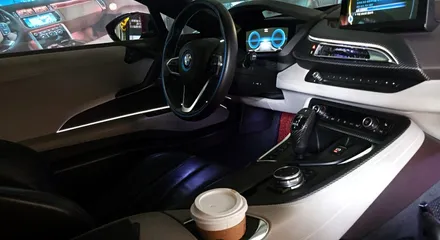 [인코브 정품] BMW i8 엠비언트 순정 색상 확장 및 송풍구와 스피커까지 하면 어떻게 변할까요? / 김포 고촌읍
