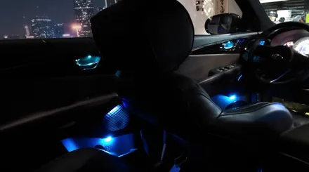 올뉴쏘렌토 더뉴쏘렌토 실내 LED 엠비언트 무드등 디지털 기어봉까지 연동되니까 이런 효과가 납니다. / 김포 고촌읍