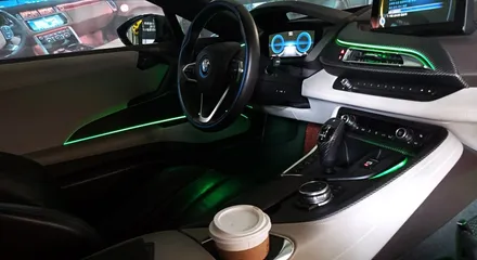 [인코브 정품] BMW i8 엠비언트 순정 색상 확장 및 송풍구와 스피커까지 하면 어떻게 변할까요? / 김포 고촌읍