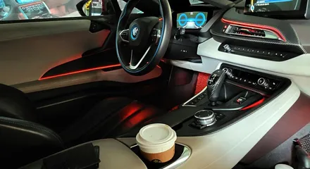[인코브 정품] BMW i8 엠비언트 순정 색상 확장 및 송풍구와 스피커까지 하면 어떻게 변할까요? / 김포 고촌읍