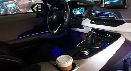 [인코브 정품] BMW i8 엠비언트 순정 색상 확장 및 송풍구와 스피커까지 하면 어떻게 변할까요? / 김포 고촌읍