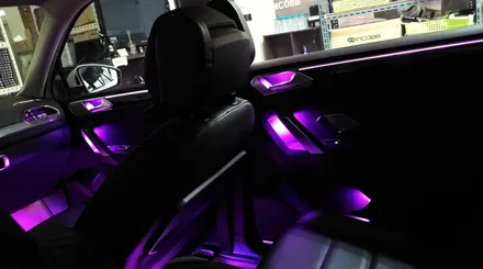 폭스바겐 티구안 올스페이스 엠비언트 무드등 꾸미기 1등은 수입차 전문 인코브 인천 지사라구요? / 김포 고촌읍