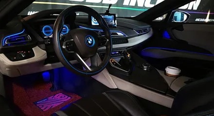 [인코브 정품] BMW i8 엠비언트 순정 색상 확장 및 송풍구와 스피커까지 하면 어떻게 변할까요? / 김포 고촌읍