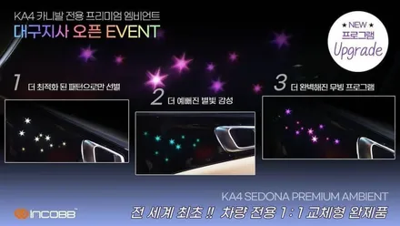 KA4 카니발 신차패기지 !! 기아 엠블럼/ 대구엠비언트 시공 전문 인코브에서~~ / 대구 달성군