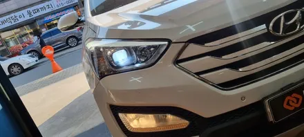싼타페dm 반사판 크롬 증착 광도미달 정기검사 / 대구 달성군