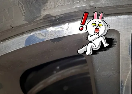 의정부 휠도색, 양주휠도색  / 벤츠 AMG 20인치 다아아몬드컷팅복원(동그리타이어) / 양주시 고읍동