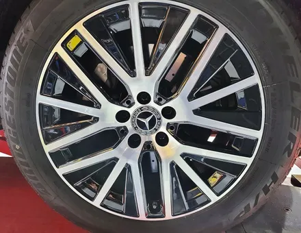 벤츠 GLC 220d 19인치 순정 휠 복원 휠 수리 / 의정부 양주 휠복원 휠도색 전문 (동그리타이어) / 양주시 고읍동