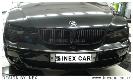 BMW 750i 라이트 필름 크롬몰딩 랩핑 작업 / 관악구 봉천동