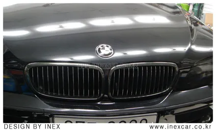BMW 750i 라이트 필름 크롬몰딩 랩핑 작업 / 관악구 봉천동